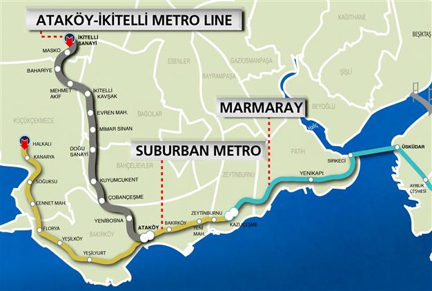ISTANBUL TO OPEN TENDER FOR TWO NEW METRO LINES